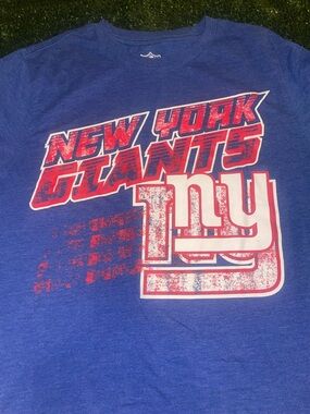 NFL Blue T-Shirt with Red and White Logo
